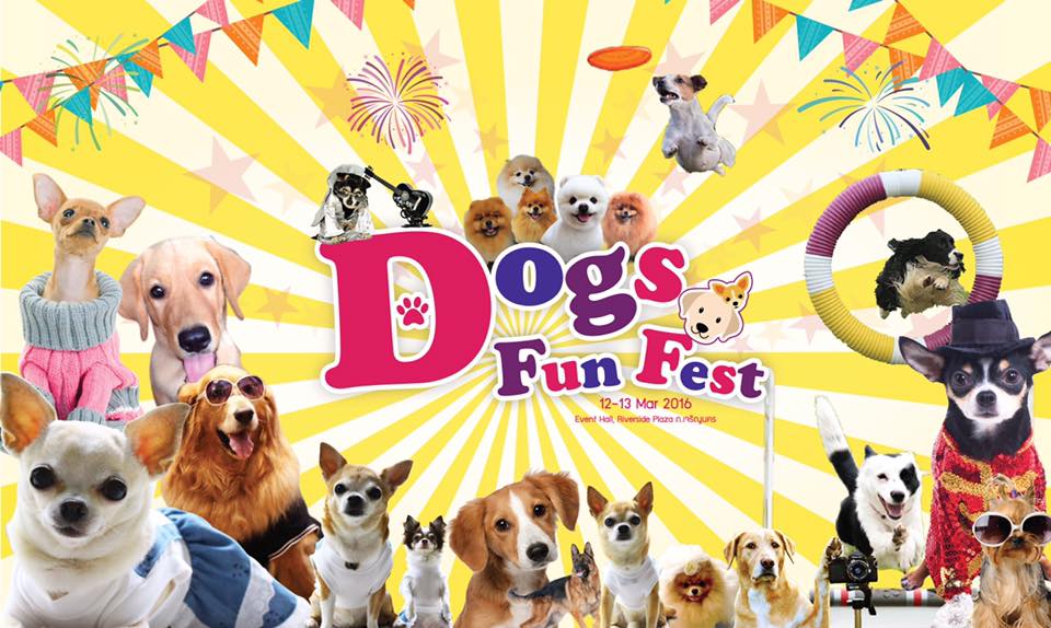 งาน Dogs Fun Fest สถานที่ ห้าง Riverside Plaza